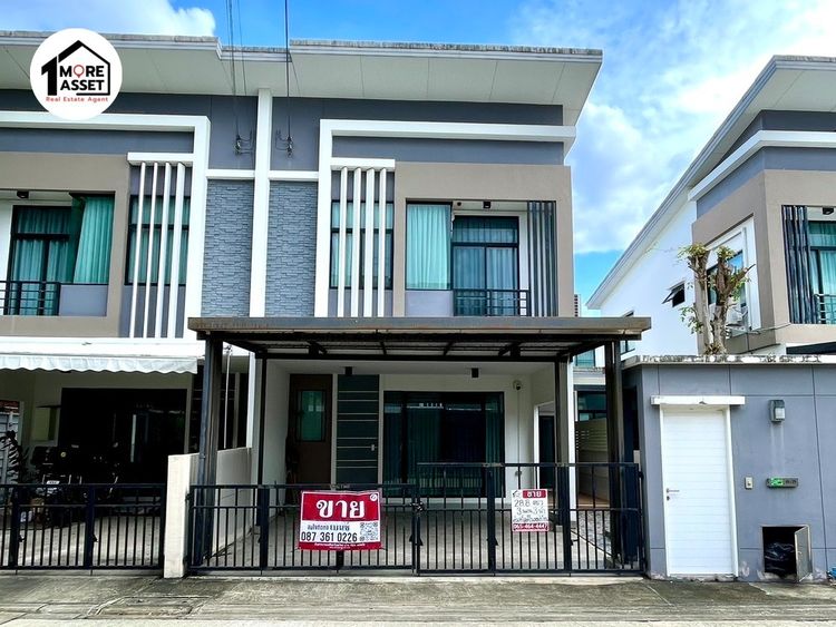 มีบางส่วน ขาย ทาวน์โฮมแฝด เดอะทรัสต์ 95 ราชพฤกษ์-รัตนาธิเบศร์(โครงการ 3)  ต่อเติมครบ พร้อมอยู่ ถนนหน้าบ้านกว้าง ทำเลราชพฤกษ์-ชัยพฤกษ์