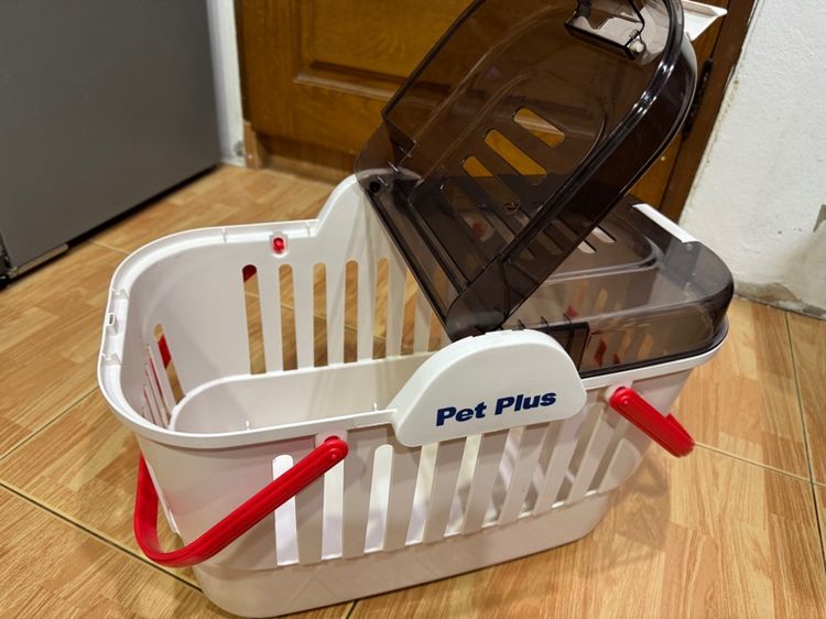 ตะกร้า กรงแมว กรงสุนัข กรงสัตว์  พลาสติดเกรดดี    สภาพสวย งานมือ2 ญี่ปุ่น รูปที่ 4