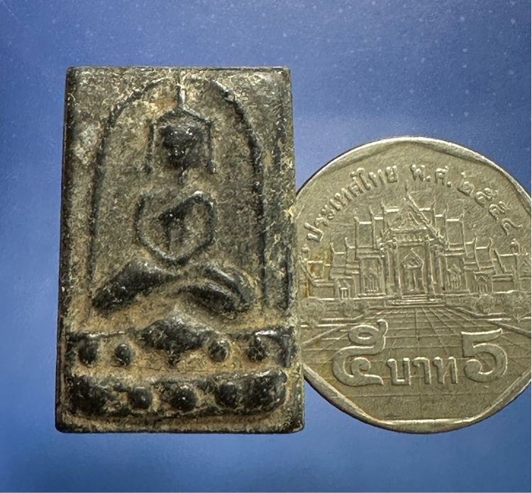 พระเนื้อผงยาหลวงพ่อสิน วัดบางกระดี่ พิมพ์สมาธิบัวสองชั้น  รูปที่ 8