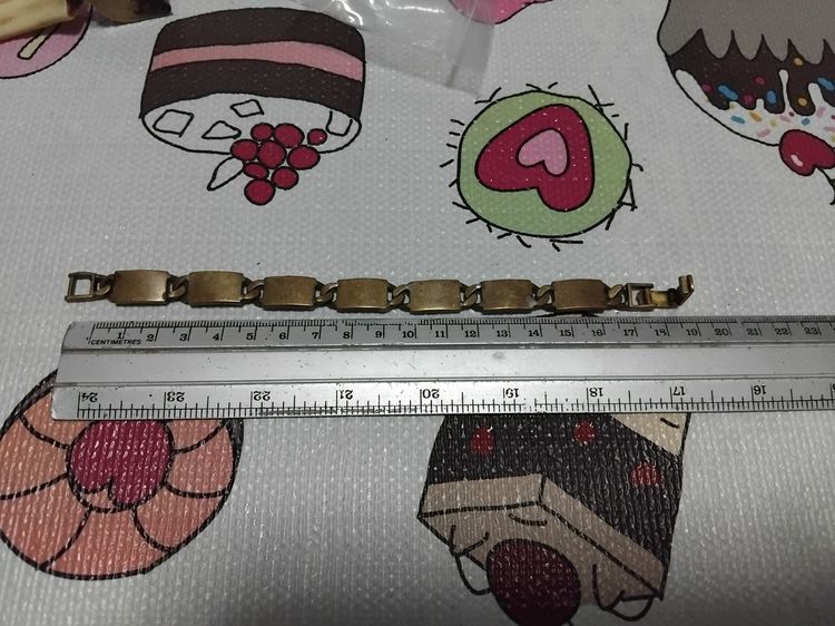 สร้อยข้อมือ ทองเหลือง คลาสสิกโบราณแฮนด์เมด เก่าลายโบราณ งานสวย หายาก   รูปที่ 12
