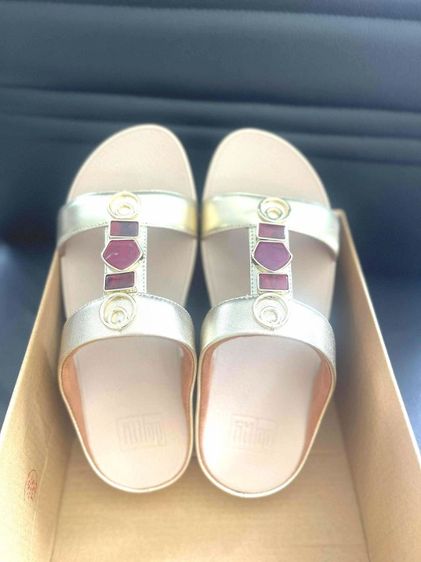 รองเท้าแตะแบบมีหูและแบบสวม เนื้อ หนังแท้ UK 3.5 | EU 36 | US 5 รองเท้าfitflop
