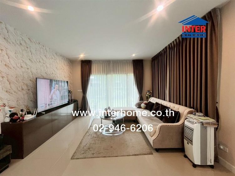 บ้านเดี่ยว 2 ชั้น 110.3 ตร.ว. หมู่บ้านฮาบิเทียยาร์ด รามอินทรา ถนนปัญญาอินทรา ถนนรามอินทรา ถนนหทัยราษฏร์ เขตคลองสามวา กรุงเทพมหานคร รูปที่ 3