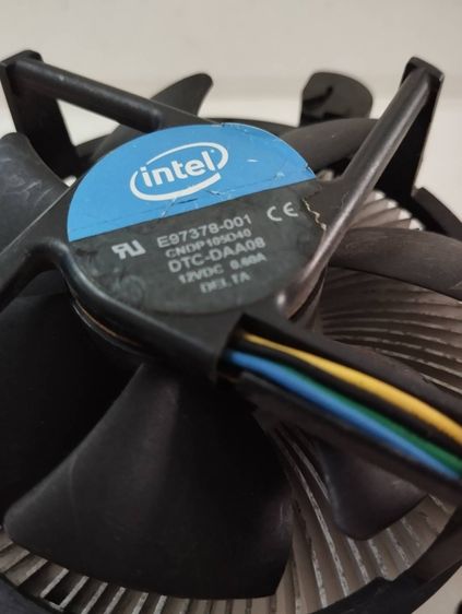 พัดลม CPU INTELแท้ แกนทองแดง 1150-1151-1155-1156 มือสอง สภาพสวย เทสใช้งานปกติดี รูปที่ 2