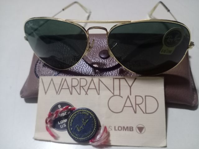 แว่นตา RayBan Aviator G-15 size 58 - 14 mm. Made In U.S.A. รูปที่ 2