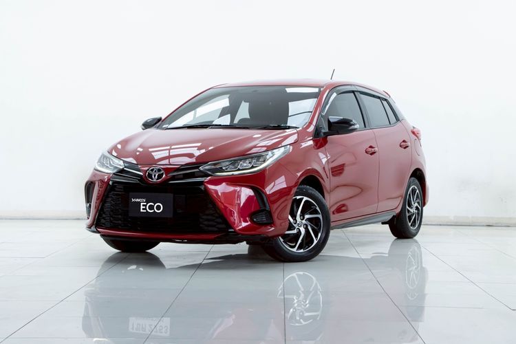 Toyota Yaris 2021 1.2 Sport Sedan เบนซิน ไม่ติดแก๊ส เกียร์อัตโนมัติ แดง
