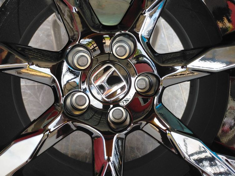 แม็กฮอนด้า ขอบ18 สีอบpowder coat พร้อมยางดันลอป 235 45 18 ปี24 ใส่civic accord อื่นๆ 5 รู 114 รูปที่ 5