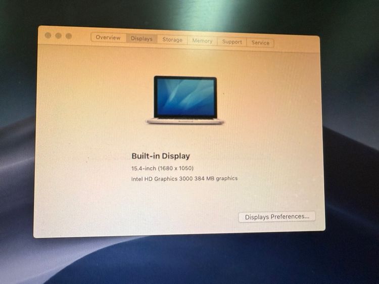 มีตำหนิ MacBook Pro จอใหญ่ 15นิ้ว i7 ปี2011 รูปที่ 8