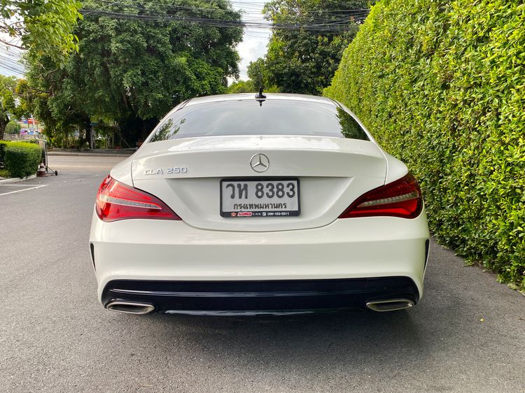 Mercedes-Benz CLA-Class 2018 CLA250 AMG Sedan เบนซิน ไม่ติดแก๊ส เกียร์อัตโนมัติ ขาว รูปที่ 4