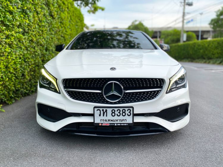 Mercedes-Benz CLA-Class 2018 CLA250 AMG Sedan เบนซิน ไม่ติดแก๊ส เกียร์อัตโนมัติ ขาว รูปที่ 2