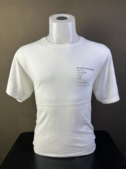เสื้อยืด STUSSY แท้ 💯 size M ขนาด อก 21 ยาว 28 นิ้ว สภาพดีาก ลายสวย ดีเทลดี สกีนจม ผ้านิ่มมาก หายากน่าสะสมครับ รูปที่ 3
