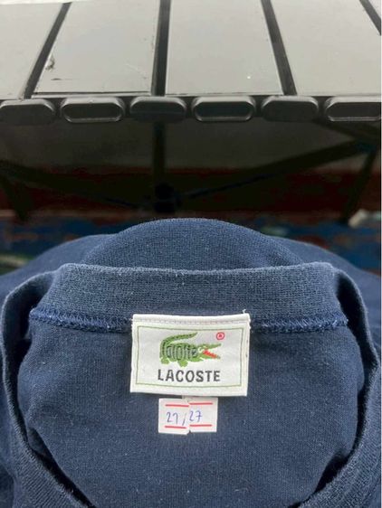 เสื้อยืด LACTOSE กระเป๋าอกซ้าย แท้ 💯 size วัดจริงขนาด อก 21.5  ยาว 27 นิ้ว สภาพดีมาก ดีเทลสวย ทรงสวย รายละเอียดดีมาก หายากน่าสะสมครับ รูปที่ 2