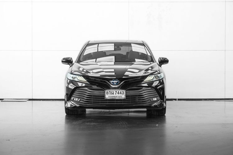 Toyota Camry 2019 2.5 HV Premium Sedan ไฮบริด ไม่ติดแก๊ส เกียร์อัตโนมัติ ดำ รูปที่ 3