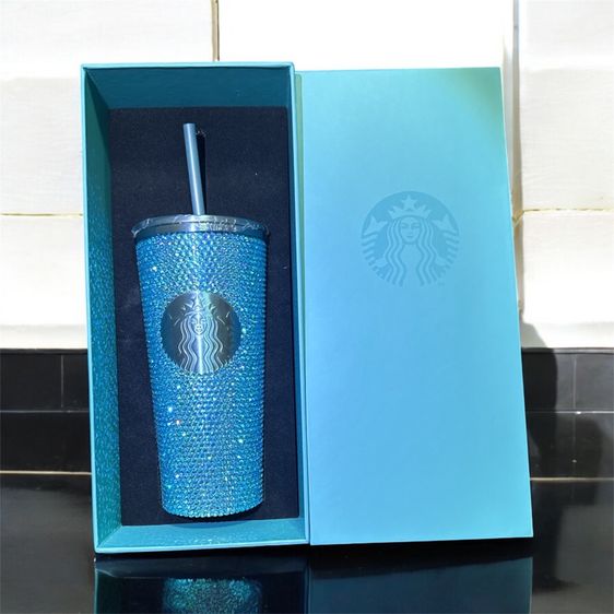 พร้อมส่ง แก้วคลิสตัลStarbucks แท้ แก้ว Starbucks Bearista Game Tumbler  รูปที่ 4