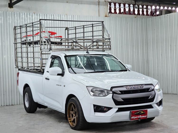 Isuzu D-MAX 2021 3.0 S Pickup ดีเซล ไม่ติดแก๊ส เกียร์ธรรมดา ขาว รูปที่ 3