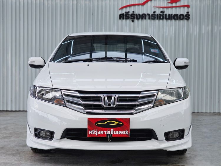 Honda City 2012 1.5 Sv i-VTEC Sedan เบนซิน ไม่ติดแก๊ส เกียร์อัตโนมัติ ขาว รูปที่ 2