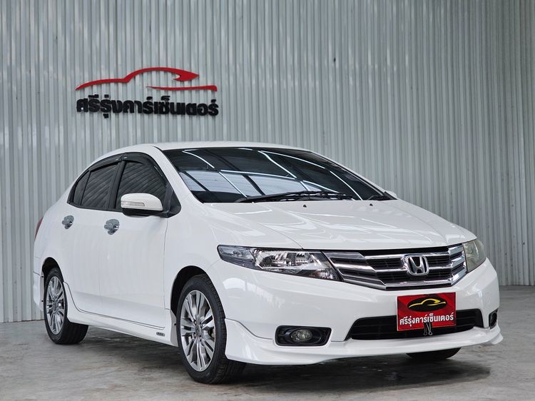 Honda City 2012 1.5 Sv i-VTEC Sedan เบนซิน ไม่ติดแก๊ส เกียร์อัตโนมัติ ขาว รูปที่ 3