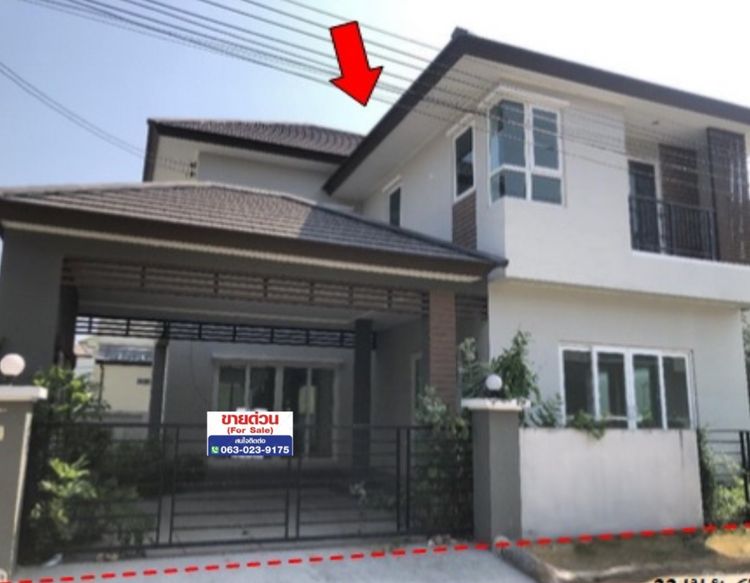 บ้านเดี่ยว ณุศาศิริ ถนนคู่ขนานกาญจนาภิเษก เขตสะพานสูง