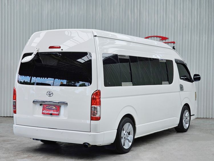 Toyota Commuter 2014 3.0 Van ดีเซล ไม่ติดแก๊ส เกียร์ธรรมดา ขาว รูปที่ 4