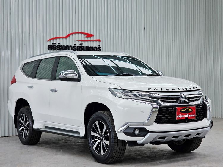Mitsubishi Pajero Sport 2018 2.4 GT Premium Utility-car ดีเซล ไม่ติดแก๊ส เกียร์อัตโนมัติ ขาว รูปที่ 3