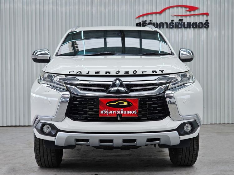 Mitsubishi Pajero Sport 2018 2.4 GT Premium Utility-car ดีเซล ไม่ติดแก๊ส เกียร์อัตโนมัติ ขาว รูปที่ 2