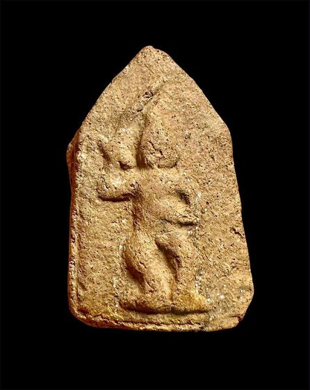 พระขุนแผนหลังกุมารทองยืนถือดาบ หลวงพ่อฑูรย์ วัดโพธิ์นิมิตร ตลาดพลู จัดสร้าง ปี 2495  รูปที่ 2