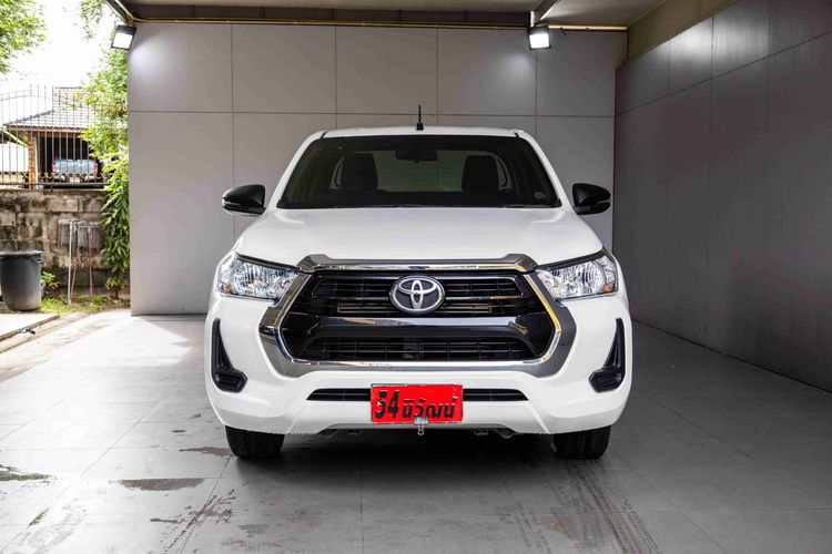 Toyota Hilux Revo 2021 Smart Cab 2.4 Entry Z Edition Pickup ดีเซล ไม่ติดแก๊ส เกียร์ธรรมดา ขาว รูปที่ 2