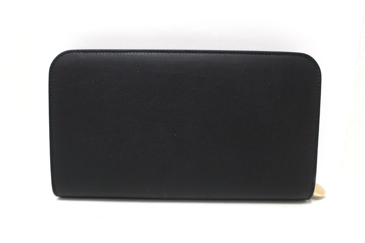 ขายกระเป๋าสตางค์ Authentic NEW Tiffany Co. Black Calfskin Leather Large Long Zippy Wallet รูปที่ 8