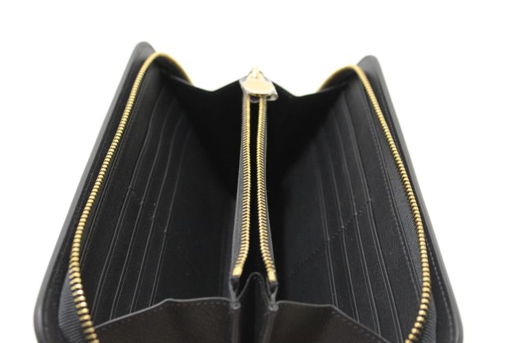 ขายกระเป๋าสตางค์ Authentic NEW Tiffany Co. Black Calfskin Leather Large Long Zippy Wallet รูปที่ 11