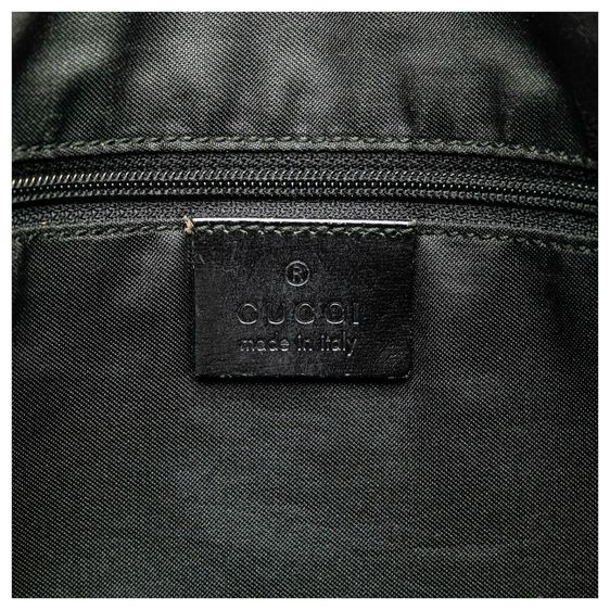 ขายกระเป๋าสะพาย Gucci Black GG Suede Hobo รูปที่ 5