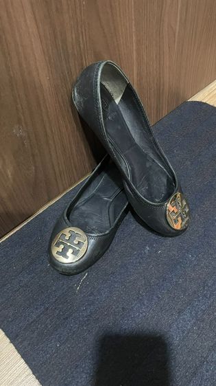 ขายรองเท้า Tory Burch Black Reva Ballet Flats มือสอง รูปที่ 4