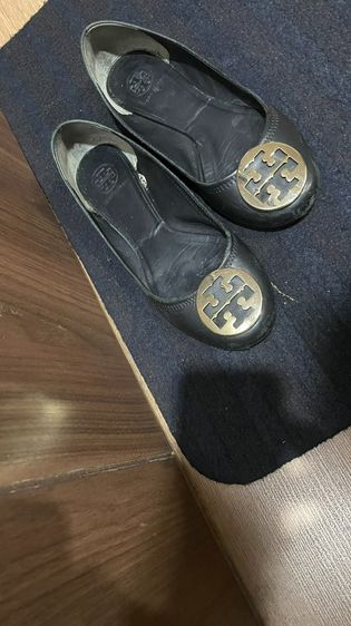 ขายรองเท้า Tory Burch Black Reva Ballet Flats มือสอง รูปที่ 3