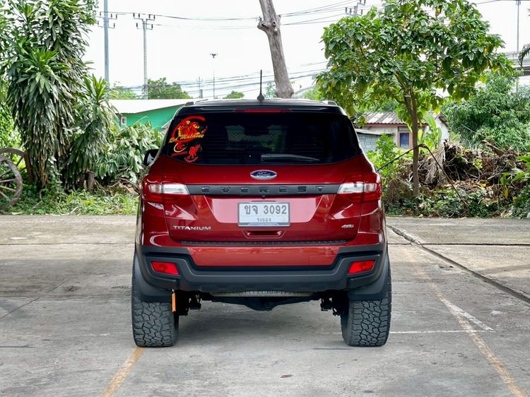 รถ Ford Everest 2.0 Bi-Turbo Titanium+ 4WD สี แดง