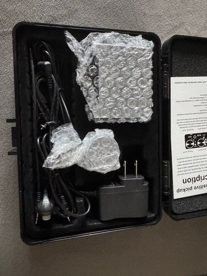 เครื่องฟังข้ามกำแพง Super Sensitive Pro F999B ฟังเสียงน้ำรั่ว ระยะไกล INSPY รูปที่ 11