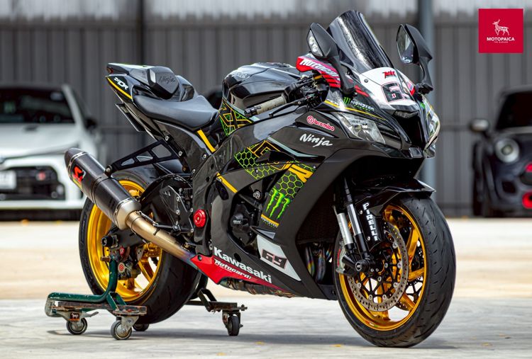 Kawasaki Ninja ZX-10R ปี2021 ท่อAkrapovic ล้อมาเชส แต่งสี่แสน