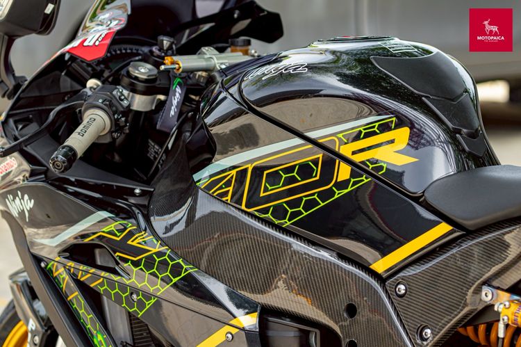 Kawasaki Ninja ZX-10R ปี2021 ท่อAkrapovic ล้อมาเชส แต่งสี่แสน รูปที่ 17