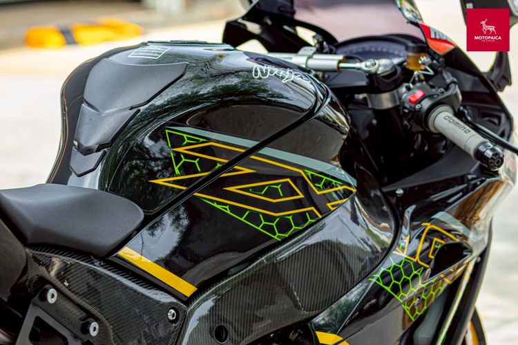 Kawasaki Ninja ZX-10R ปี2021 ท่อAkrapovic ล้อมาเชส แต่งสี่แสน รูปที่ 16
