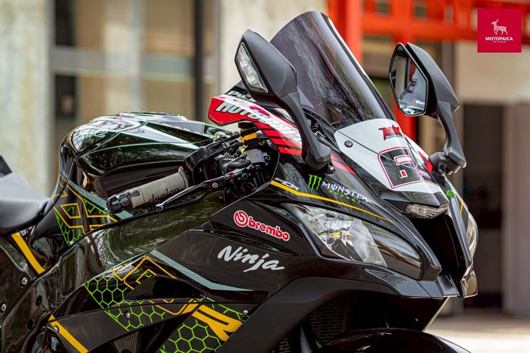 Kawasaki Ninja ZX-10R ปี2021 ท่อAkrapovic ล้อมาเชส แต่งสี่แสน รูปที่ 15