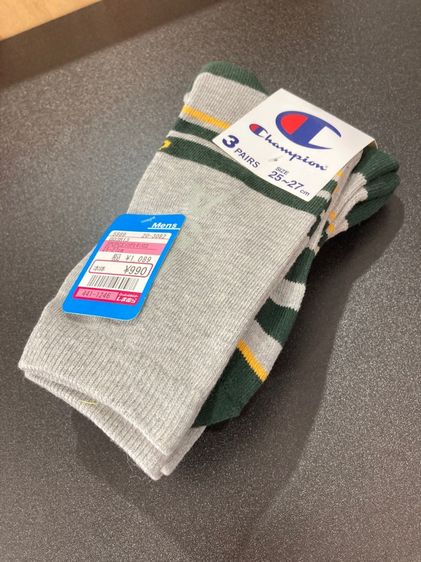 ถุงเท้าและถุงน่อง ❌ขายแล้ว ถุงเท้าข้อยาว Champion