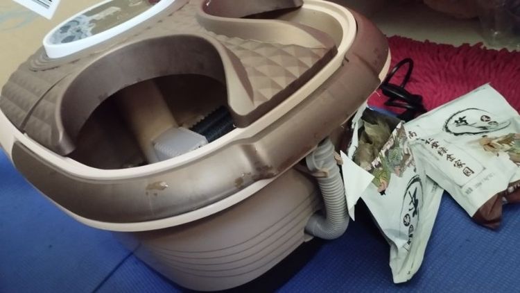 อุปกรณ์เพื่อสุขภาพ ถังนวดเท้ามีฟองปุ๊ดๆๆ