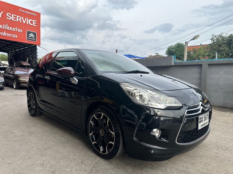 Citroen DS3 2012 1.6 So Chic Sedan เบนซิน ไม่ติดแก๊ส เกียร์อัตโนมัติ น้ำตาล รูปที่ 4