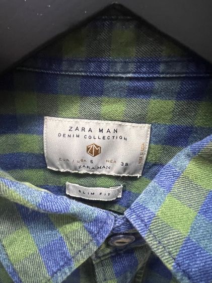 Zara Man Denim collection Shirt เชิ้ต รูปที่ 2