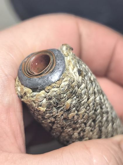 ตะกรุดหลวงพ่อทบ วัดชนแดน ยุคต้นลายชานหมาก ตะกั่ว ทองแดงฝาบาตร รูปที่ 10