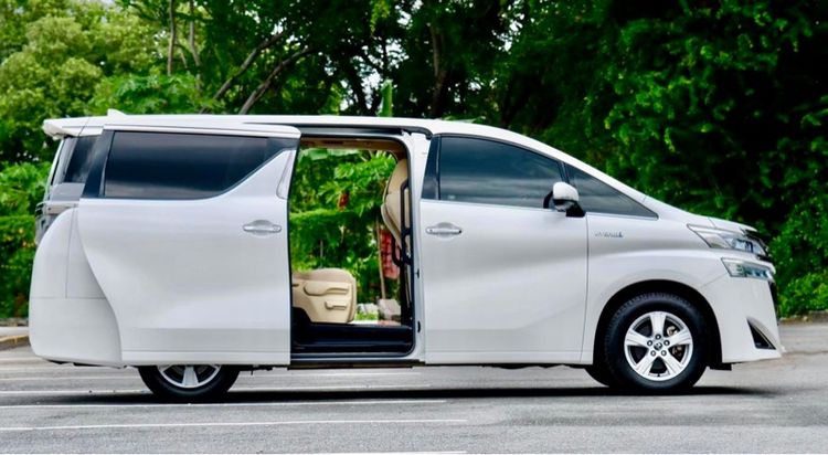 Toyota Vellfire 2020 2.5 HV X 4WD Van ไฮบริด ไม่ติดแก๊ส เกียร์อัตโนมัติ ขาว รูปที่ 4