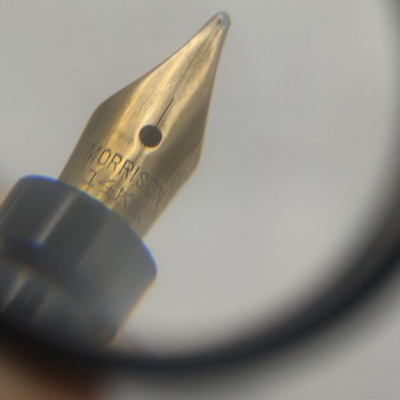 ปากกา หัวแร้งโบราณ งานเก่าอเมริกา Fountain Pen แบรนด์ Morrisons หัวปากกา ทอง 14K โบราณยุค1900s รูปที่ 3