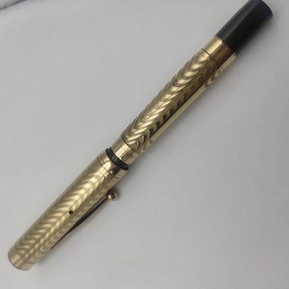 ปากกา หัวแร้งโบราณ งานเก่าอเมริกา Fountain Pen แบรนด์ Morrisons หัวปากกา ทอง 14K โบราณยุค1900s รูปที่ 14