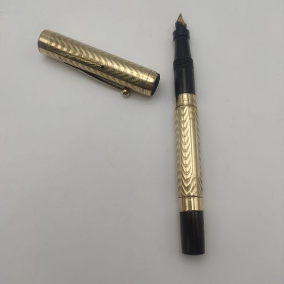 ปากกา หัวแร้งโบราณ งานเก่าอเมริกา Fountain Pen แบรนด์ Morrisons หัวปากกา ทอง 14K โบราณยุค1900s รูปที่ 2