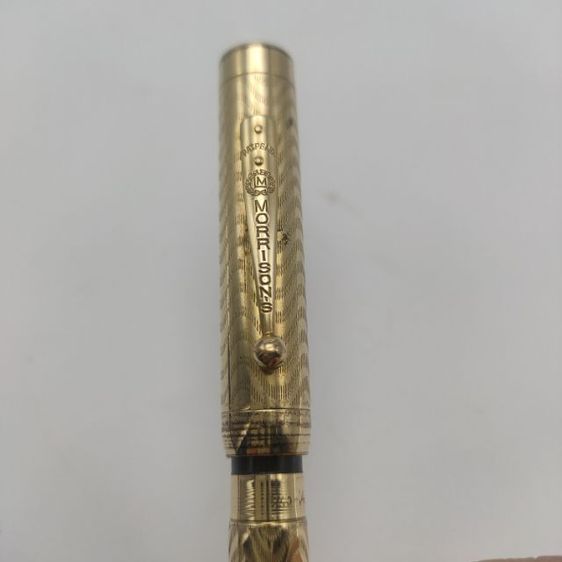 ปากกา หัวแร้งโบราณ งานเก่าอเมริกา Fountain Pen แบรนด์ Morrisons หัวปากกา ทอง 14K โบราณยุค1900s รูปที่ 15