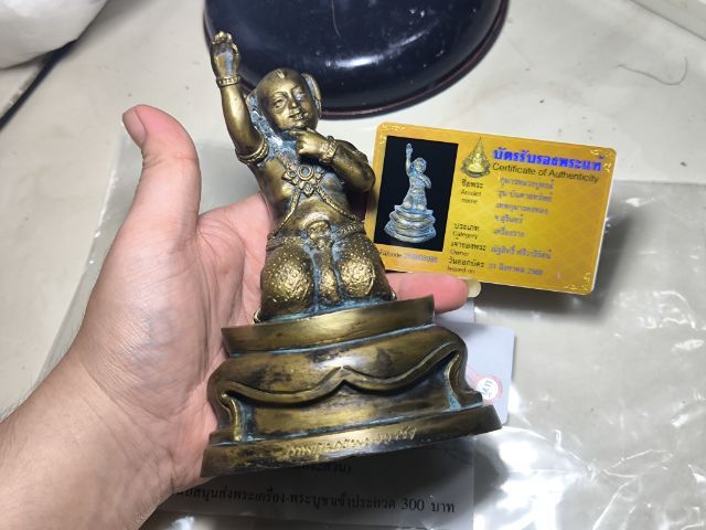 เทพกุมารพวงเพชรหลวงปู่หงษ์ พรหมปัญโญ ปี2552 รุ่นบรรดาทรัพย์