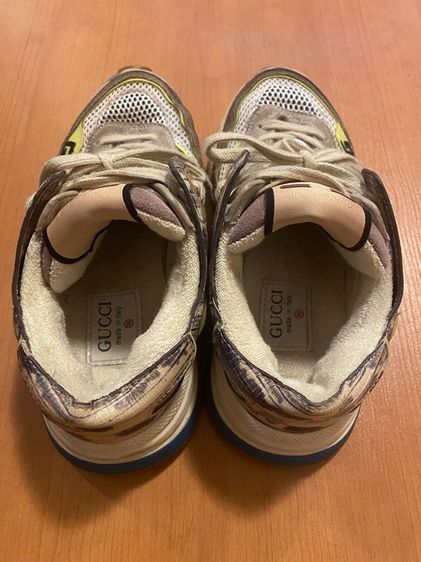กุชชี ULTRAPACE ACE Snake Leather Distressed Suede Women Sneakers พร้อมกล่องค่ะ รูปที่ 6