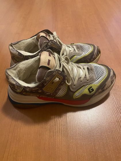 กุชชี ULTRAPACE ACE Snake Leather Distressed Suede Women Sneakers พร้อมกล่องค่ะ รูปที่ 5